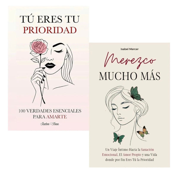 pack de libros tu eres tu prioridad + merezco mucho mas