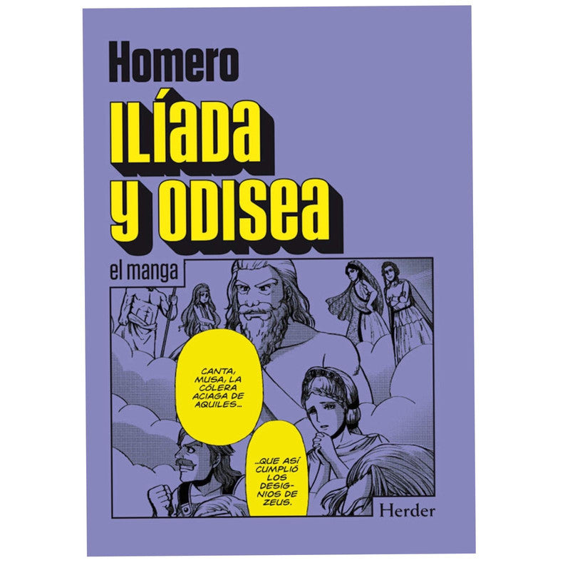 libro iliada y odisea (en historieta / comic)