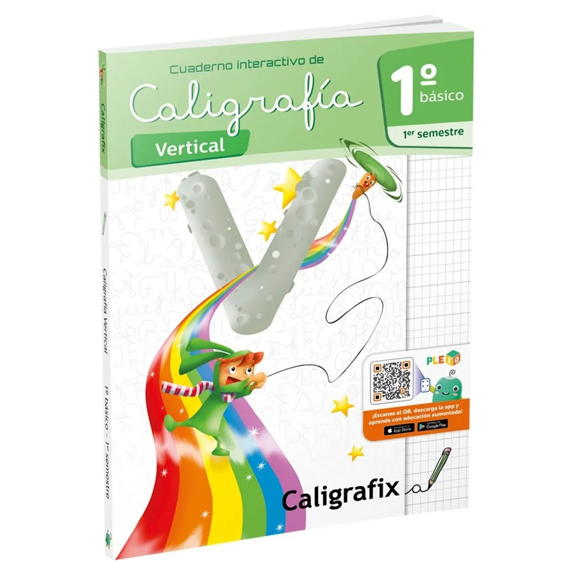 Caligrafix Cuaderno Caligrafia 1° Basico 1er Semestre Horizontal Edicion Actualizada